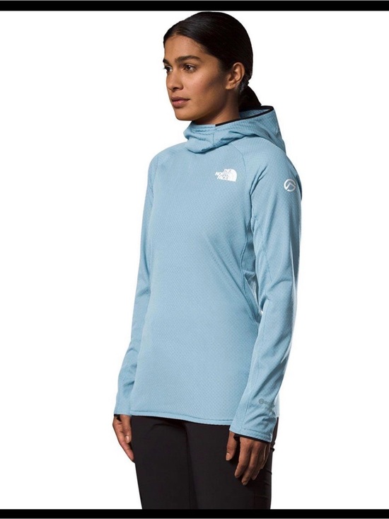 The North Face Tops - The North Face Summit FUTUREFLEECE LT Hooded Pullover Women’s Medium Blue